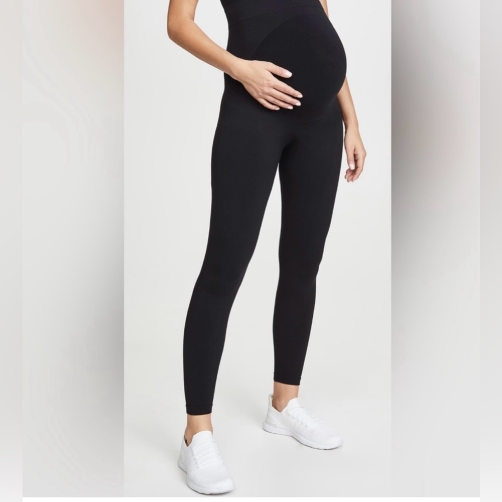 BLANQI Black Maternity Support Leggings